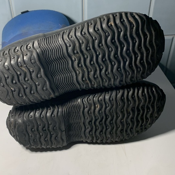 MCIKCC Kids WaterProof Blue Rain Snow  Boots -30 Degree Protection Rubber Sole 3 - Picture 5 of 8